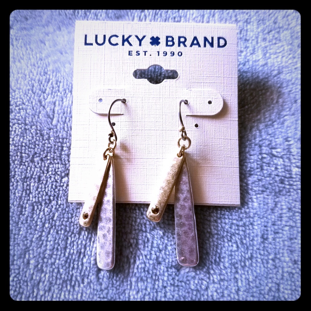 Lucky Brand Linear Drop Earrings